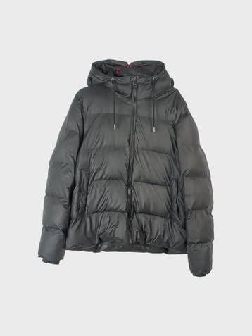 RAINS Puffer Jacket Heren maat XS Zwart Vintage, Zwart, RAINS, Ophalen of Verzenden, Zo goed als nieuw