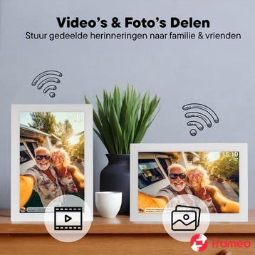 2dekans | Denver Digitale Fotolijst 10.1 inch - Glas Display, Audio, Tv en Foto, Fotografie | Digitale fotolijsten, Ophalen of Verzenden