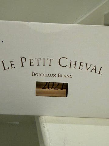 2021 Le Petit Cheval, Bordeaux Blanc - Bordeaux Bordeaux, Nieuw