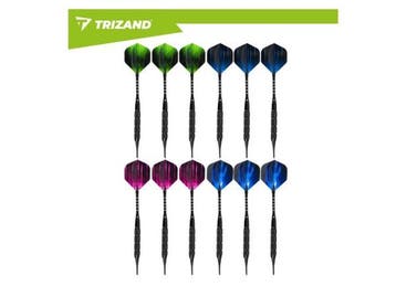Veiling - Trizand Darts set 12 stks + accessoires, Sport en Fitness, Darts, Nieuw
