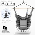 Tillvex® Hangstoel - Binnen & Buiten - Tot 150kg - 2 Kussens, Verzenden, Zo goed als nieuw