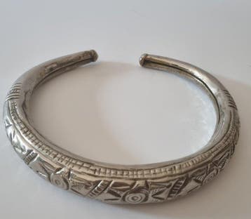 Hansuli Torque / Rajasthan - tribal silver - India -