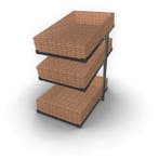 Smalle Broodmanden etagère | 335X620X760 MM, Zakelijke goederen, Verzenden