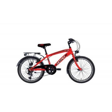 Magic Nitro 24 inch Jongensfiets 6 versnellingen Rood-Zwart, Fietsen en Brommers, Fietsen | Jongens, Ophalen of Verzenden, Nieuw