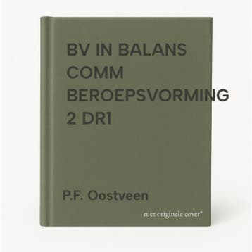 BV IN BALANS COMM BEROEPSVORMING 2 DR1 - P.F. Oostveen, Boeken, Verzenden, Gelezen, P.F. Oostveen