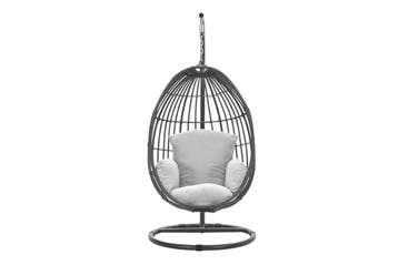 GI Panama swing egg - Carbon Black/Zand, Tuin en Terras, Tuinstoelen, Verzenden, Nieuw, Overige materialen