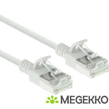 ACT Witte 7 meter LSZH U/FTP CAT6A datacenter slimline, Computers en Software, Verzenden, Nieuw