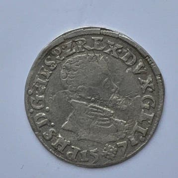 Spaanse Nederlanden. Felipe II. 1/10 Daalder 1571 (Zonder