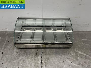 RVS Saro Warmhoudvitrine 46 liter 230V Horeca, Ophalen of Verzenden, Nieuw zonder verpakking