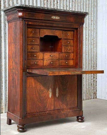 Secrétaire à abattant - Klepbureau, klepburo, bureau, buro,