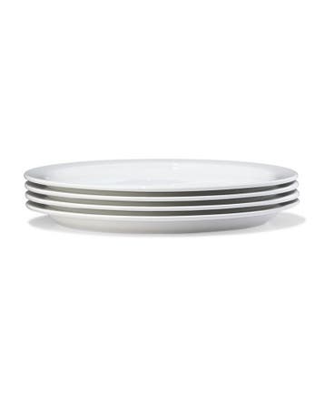HEMA Dinerbord Ø26cm Alledag porselein wit - 4 stuks, Huis en Inrichting, Verzenden, Nieuw