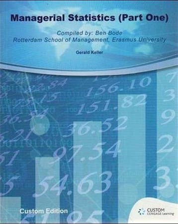 Custom Managerial Statistics Part 1 - Keller 9781408094105, Boeken, Verzenden, Gelezen, Keller
