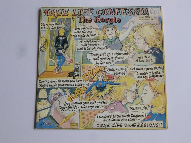 The Korgis - True Life Confessions (vinyl single), Cd's en Dvd's, Vinyl Singles, Zo goed als nieuw, Ophalen of Verzenden