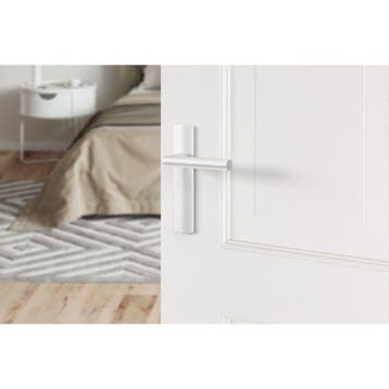 AXA Curve klik deurkruk Milan op blind schild - aluminium, Verzenden, Nieuw