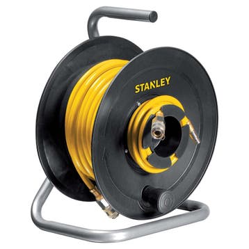 Stanley slanghaspel PVC - 166013XSTN geel/zwart 8 x 12 mm, 2, Ophalen of Verzenden, Nieuw, 10 bar of meer