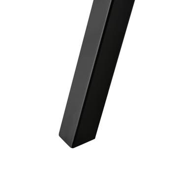 Stalen A tafelpoot set van 2 meubelpoot 70x12x72 cm zwart, Verzenden, Nieuw