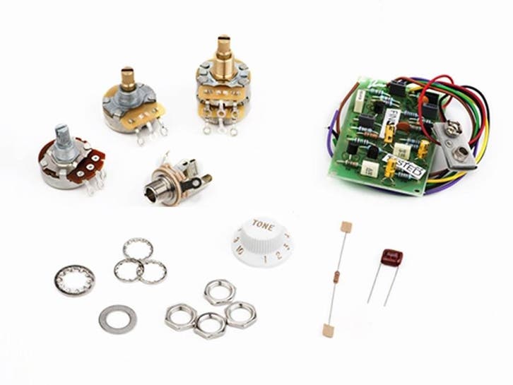 Fender Eric Clapton Stratocaster midboost 25db kit, Muziek en Instrumenten, Instrumenten | Onderdelen, Verzenden