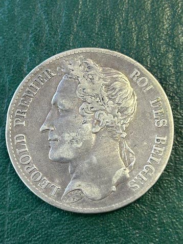 België. Leopold I. 5 Francs 1835 (Zonder minimumprijs)