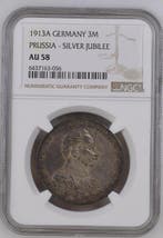 Duitsland, keizerrijk Wilhelm II. 3 Mark 1913 - NGC AU58