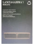 1981 LANCIA GAMMA BERLINA KLEUREN & INTERIEUR BROCHURE, Nieuw, Author