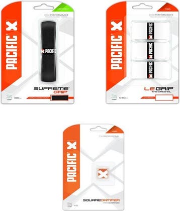 Pacific Control Pack - Standaard grip + Overgrip en Demper -, Sport en Fitness, Tennis, Verzenden, Nieuw