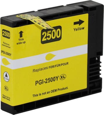Huismerk Canon PGI-2500XL Y cartridge geel, Verzenden, Nieuw, Huismerk