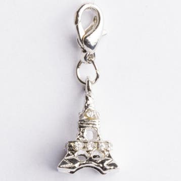 Be Charmed eiffeltoren bedel met karabijnsluiting zilver..., Ophalen of Verzenden, Nieuw, Bedel