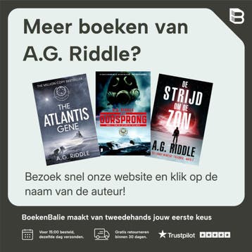 De wereld / Atlantis / 3 - A.G. Riddle 9789022572610, Verzenden, Zo goed als nieuw, A.G. Riddle