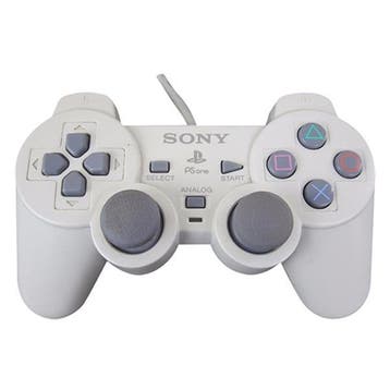 PS2/PS1/PSOne Controller DualShock 1 Wit - Sony (origineel), Spelcomputers en Games, Ophalen of Verzenden, Zo goed als nieuw, Controller