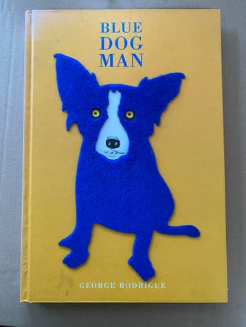 George Rodrigue - Cajun Art - Blue Dog Man - NIEUW, Ophalen of Verzenden, Zo goed als nieuw, Schilder- en Tekenkunst