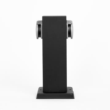 Tuinstopcontact zwart Dubbel buitenstopcontact Decoratie, Zwart, Overige materialen, Verzenden, Nieuw