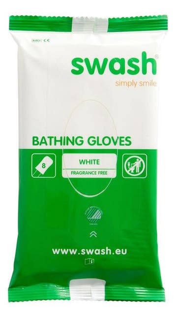 Swash® Bathing Gloves vochtige washandjes ongeparfumeerd, Verzenden, Nieuw