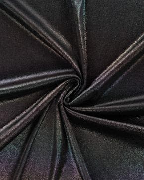 Polyester Tricot Glitter Zwart, Nieuw, Zwart
