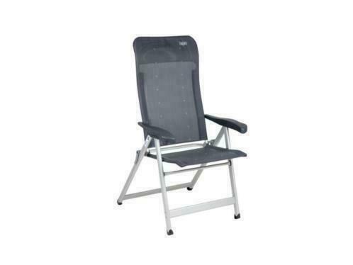 Crespo kampeer standen stoel al-237 donker grijs kleur 40, Caravans en Kamperen, Kampeeraccessoires, Nieuw