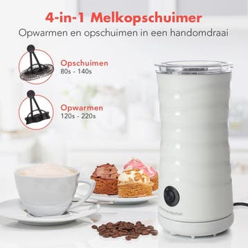 2dekans | KitchenBrothers - Elektrische Melkopschuimer &, Ophalen of Verzenden, Zo goed als nieuw