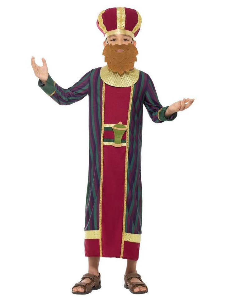 Koning Balthasar Kostuum Kind, Kleding | Dames, Carnavalskleding en Feestkleding, Nieuw, Ophalen of Verzenden