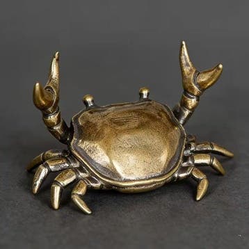 Fighting Crab - Vintage Soli Crab with Raised Claws - Tea