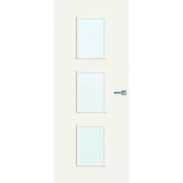 Cando binnendeur Caracas 93x211,5 (Wit Ral 9010, Matglas), 80 tot 100 cm, Binnendeur, Nieuw, Ophalen of Verzenden