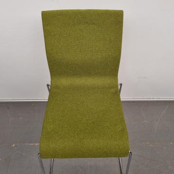 Ahrend 370 hoge design barkruk - groene stof - 68 cm zithoog, Ophalen of Verzenden, Nieuw