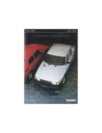 1984 SAAB 900 GLI | GLE BROCHURE NEDERLANDS, Nieuw, Author