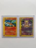 Pokémon - 2 Card - Charizard, Alakazam Reverse holo -, Nieuw