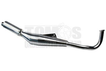 Tomos Uitlaat 26mm Tecno Bullet chroom / aluminium Euro2 A55, Ophalen of Verzenden, Nieuw, Tecno