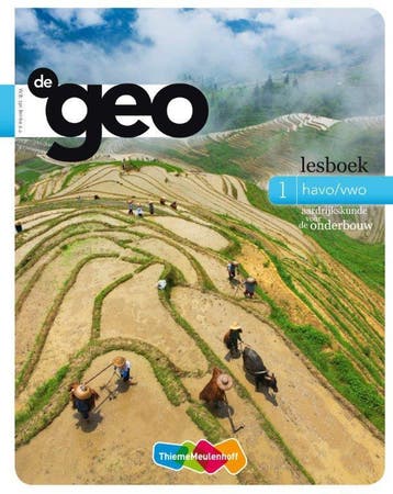De geo  1 havovwo  deel lesboek 9789006438154, Boeken, Zo goed als nieuw