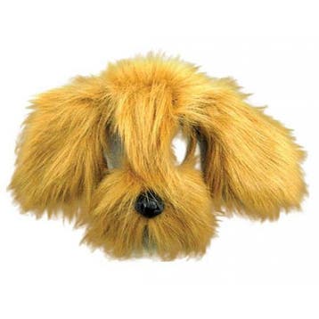 Lichtbruine hond masker met vacht - Dieren maskers, Verzenden, Nieuw