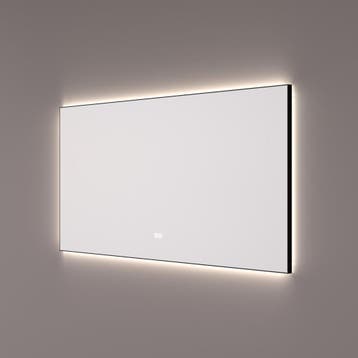 HIPP Design spiegel Mat Zwart met Indirecte LED Rondom 120 x, Ophalen of Verzenden, Nieuw