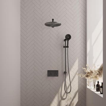 Brauer Gunmetal Edition Thermostatische Regendoucheset, Ophalen of Verzenden, Nieuw