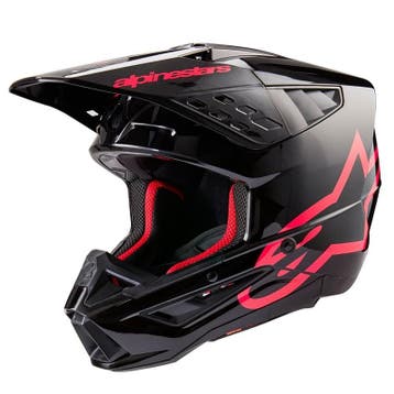 Alpinestars S-M5 Corp Helm Ece 22.06 Zwart Diva Roze, Motoren, Kleding | Motorhelmen, XXL, Nieuw met kaartje, Overige merken, Heren