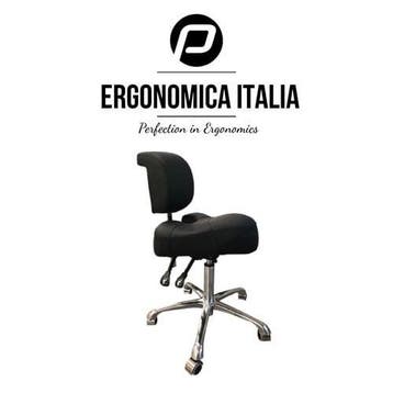 Tabouret Ergonomica Italia Zwart - Ergonomische Zadelkruk..., Witgoed en Apparatuur, Persoonlijke-verzorgingsapparatuur, Verzenden