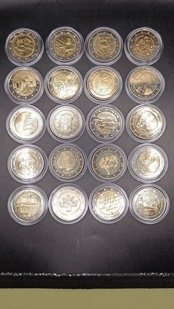 Europa. 2 Euro 2005/2025 (20 coins) (Zonder minimumprijs)