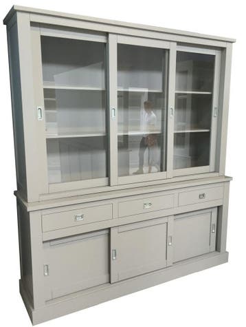 Buffetkast grijs Gouda 200cm, Huis en Inrichting, Ophalen of Verzenden, Nieuw